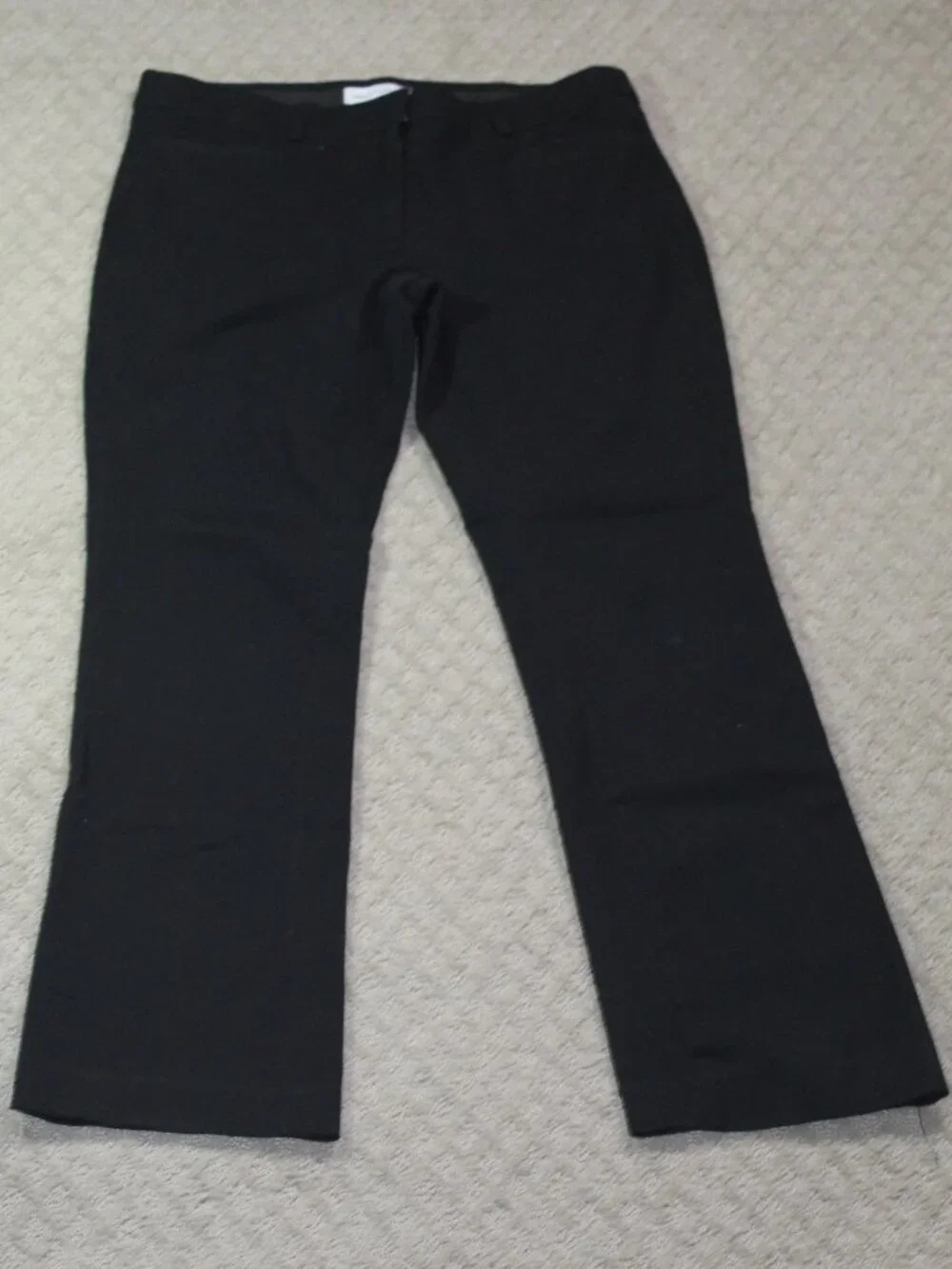 Gibson + Latimer Size 4 Black Mid Rise Straight Leg Chino Pants